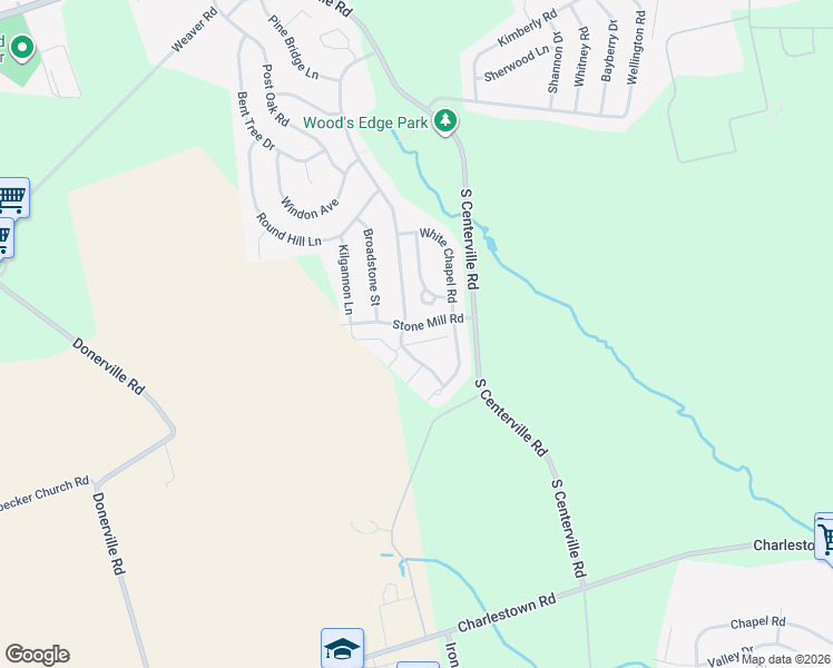 map of restaurants, bars, coffee shops, grocery stores, and more near 702 Stone Creek Road in Lancaster