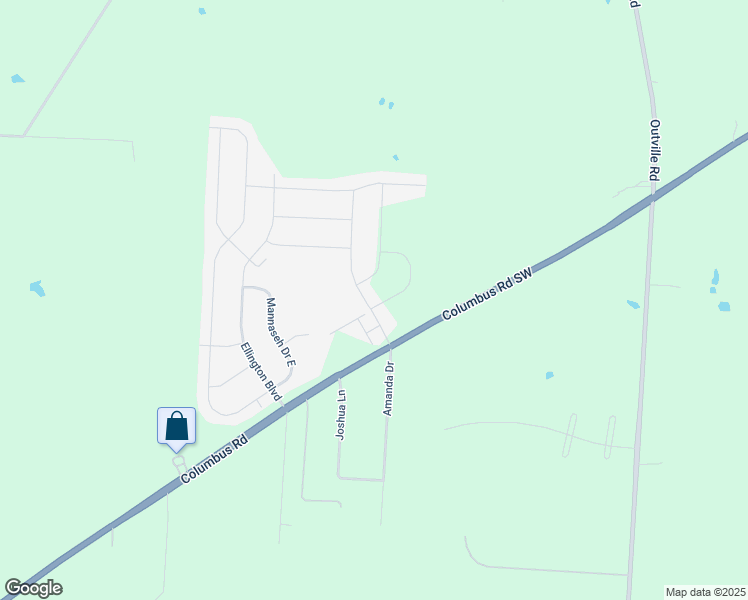 map of restaurants, bars, coffee shops, grocery stores, and more near 28 Ephriam Drive in Granville