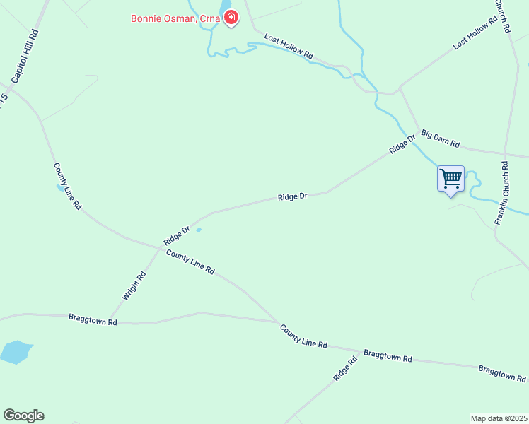 map of restaurants, bars, coffee shops, grocery stores, and more near 128 Ridge Drive in Dillsburg