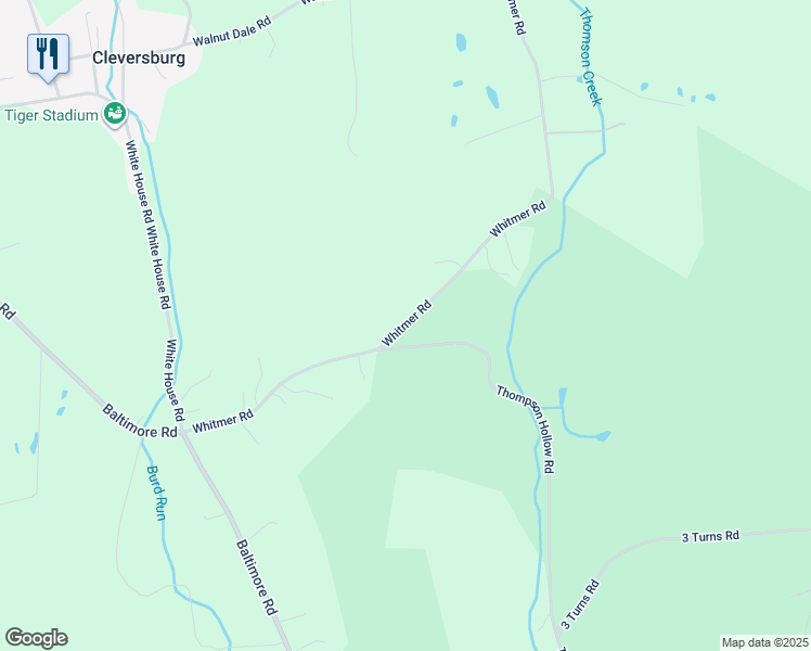 map of restaurants, bars, coffee shops, grocery stores, and more near 444 Whitmer Rd in Shippensburg