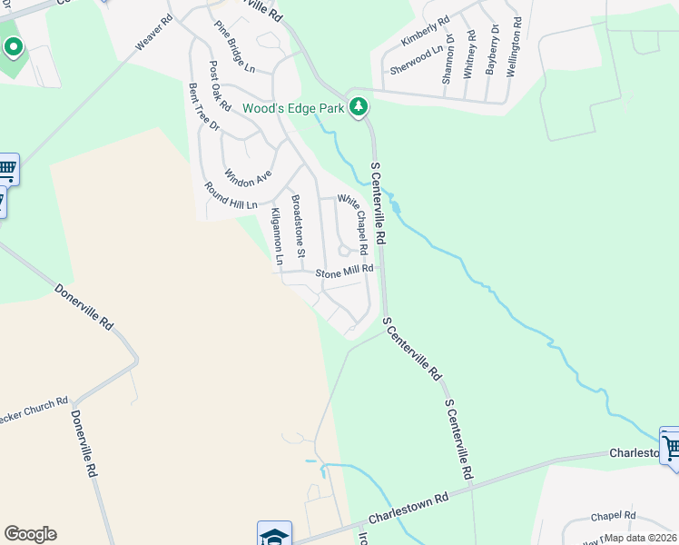 map of restaurants, bars, coffee shops, grocery stores, and more near 702 Stone Creek Road in Lancaster