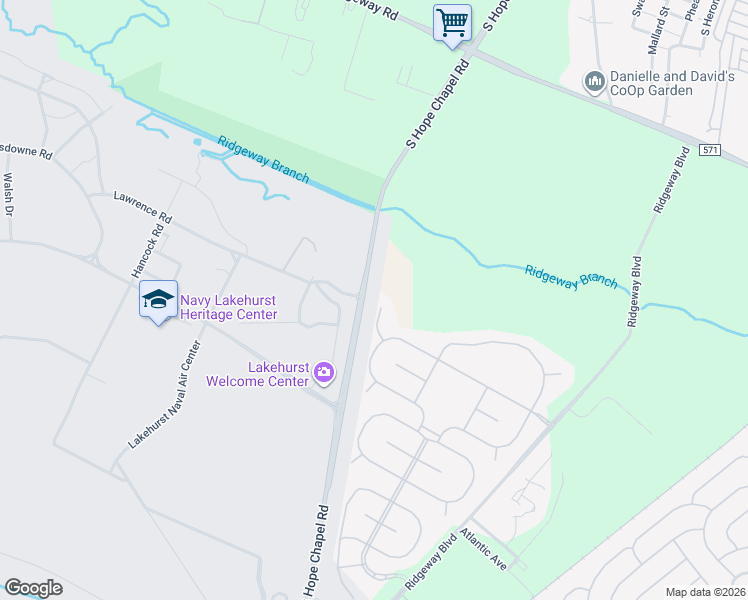 map of restaurants, bars, coffee shops, grocery stores, and more near 15 Gainsborough Lane in Manchester Township
