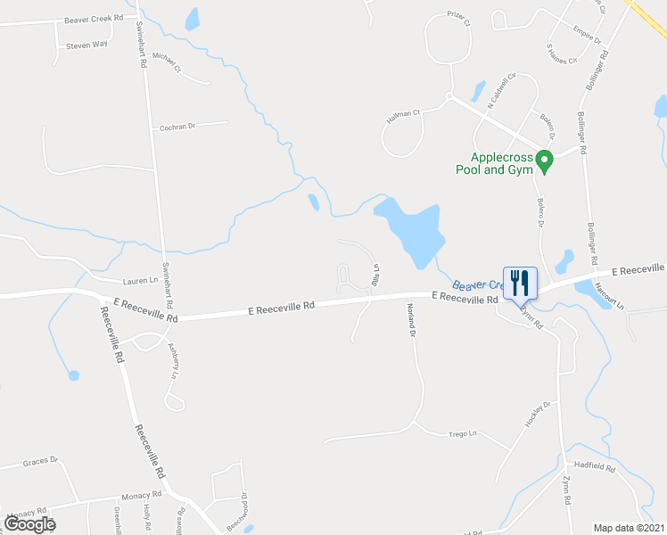 map of restaurants, bars, coffee shops, grocery stores, and more near 24 Clement Court in Downingtown