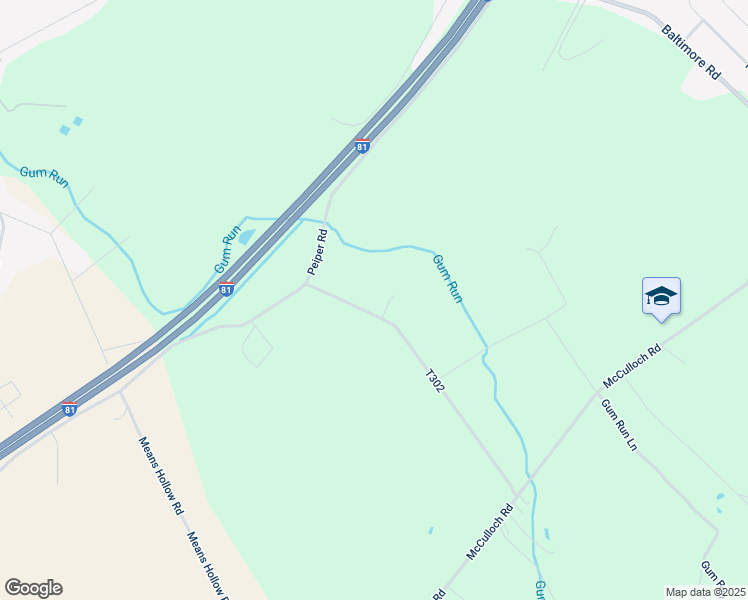 map of restaurants, bars, coffee shops, grocery stores, and more near 31 Cherry Grove Road in Shippensburg