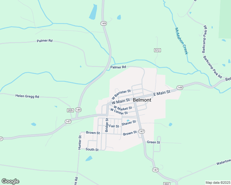 map of restaurants, bars, coffee shops, grocery stores, and more near 129 West Barrister Street in Belmont