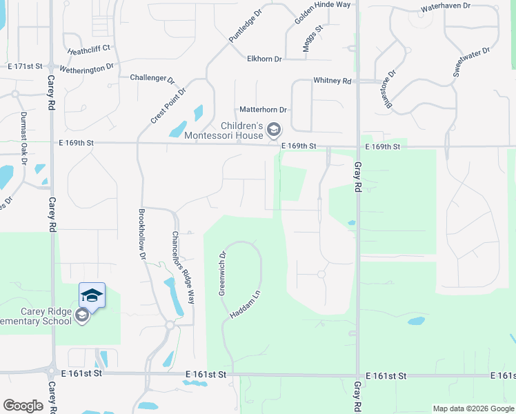 map of restaurants, bars, coffee shops, grocery stores, and more near 16740 Glen Way in Noblesville
