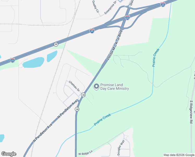 map of restaurants, bars, coffee shops, grocery stores, and more near 5208 Indiana 67 in Anderson