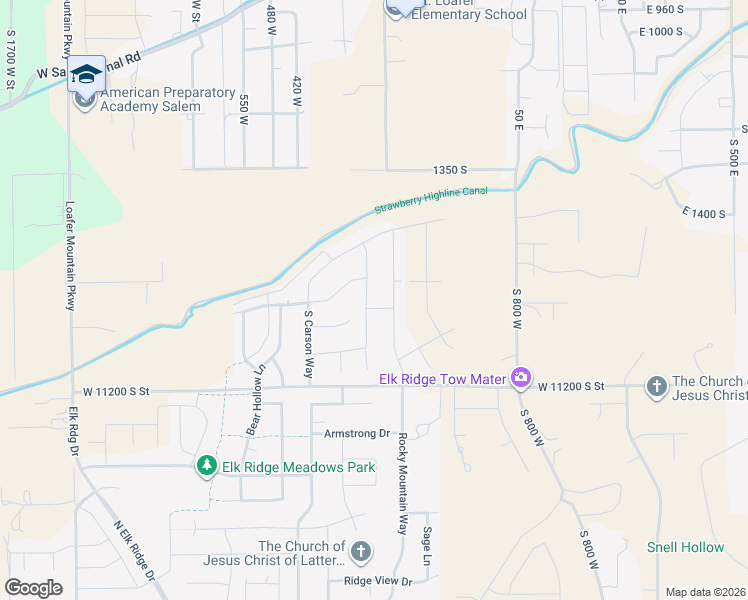 map of restaurants, bars, coffee shops, grocery stores, and more near 291 West Deer Creek Trail in Salem