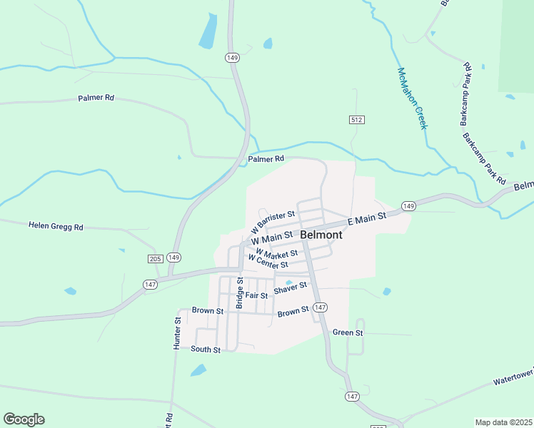 map of restaurants, bars, coffee shops, grocery stores, and more near 129 West Barrister Street in Belmont