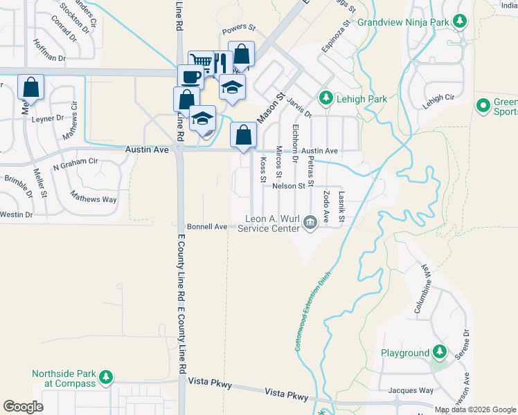 map of restaurants, bars, coffee shops, grocery stores, and more near 410 Jones Court in Erie