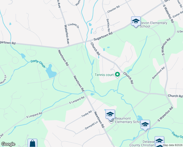 map of restaurants, bars, coffee shops, grocery stores, and more near 474 Nob Hill Road in Devon