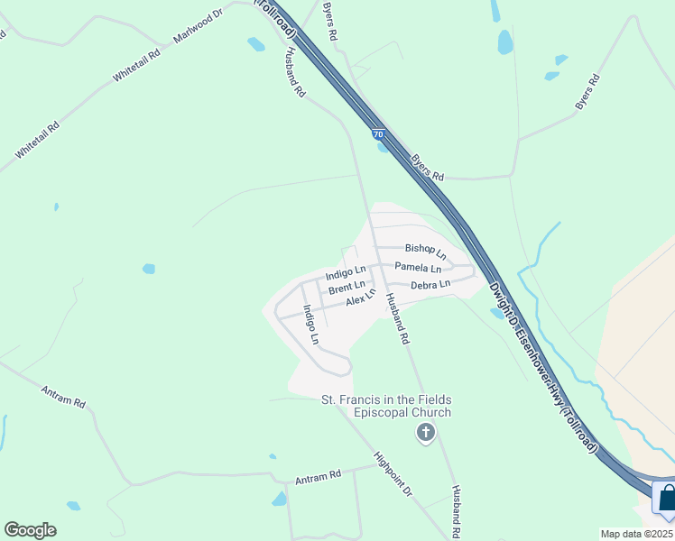 map of restaurants, bars, coffee shops, grocery stores, and more near 154 Indigo Lane in Somerset