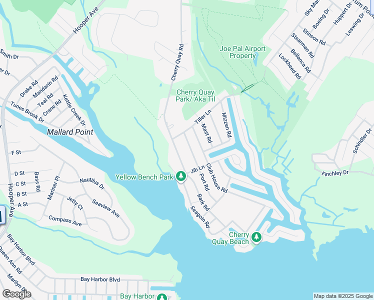 map of restaurants, bars, coffee shops, grocery stores, and more near 187 Cherry Quay Road in Brick Township