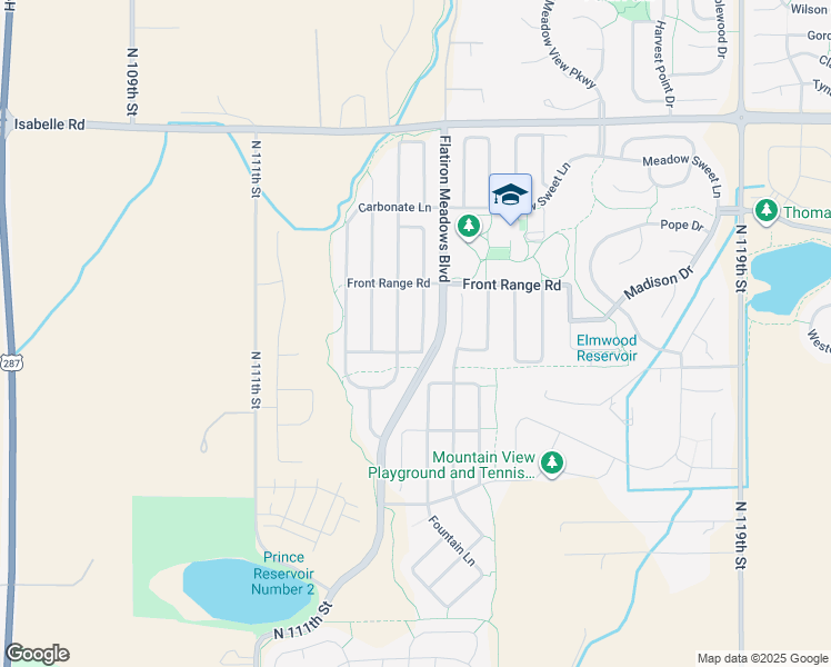map of restaurants, bars, coffee shops, grocery stores, and more near 938 Dinosaur Drive in Erie
