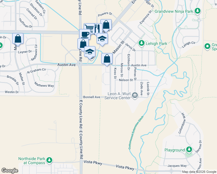 map of restaurants, bars, coffee shops, grocery stores, and more near 410 Jones Court in Erie