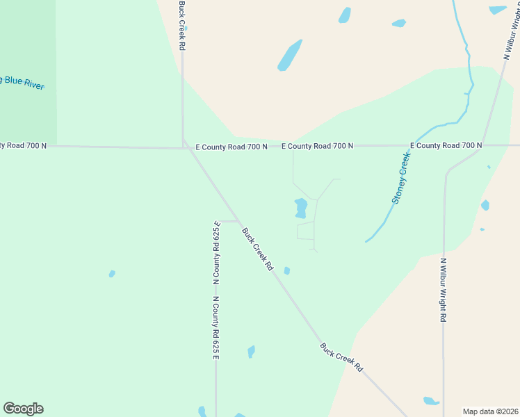 map of restaurants, bars, coffee shops, grocery stores, and more near 6479 East County Road 700 North in Mooreland