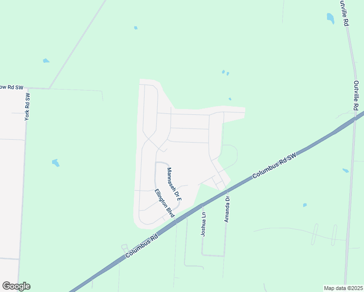 map of restaurants, bars, coffee shops, grocery stores, and more near 173 Mannaseh Drive East in Granville