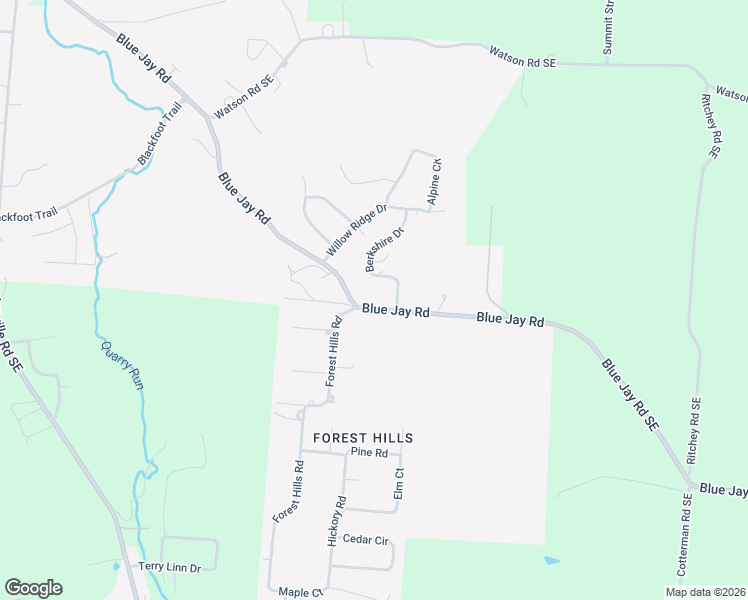 map of restaurants, bars, coffee shops, grocery stores, and more near 1728 Blue Jay Road in Heath