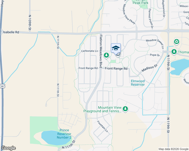 map of restaurants, bars, coffee shops, grocery stores, and more near 938 Dinosaur Drive in Erie