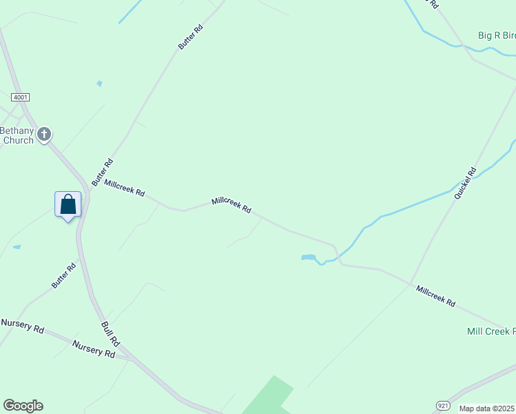 map of restaurants, bars, coffee shops, grocery stores, and more near 2475 Mill Creek Rd in Dover
