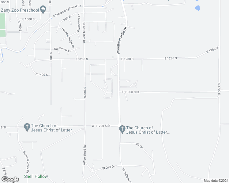 map of restaurants, bars, coffee shops, grocery stores, and more near 1515 South 920 East in Salem
