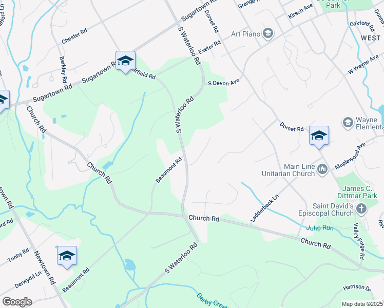 map of restaurants, bars, coffee shops, grocery stores, and more near 295 Stonegate Drive in Devon
