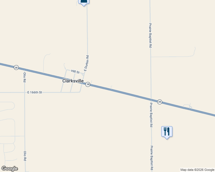 map of restaurants, bars, coffee shops, grocery stores, and more near 14520 Indiana 38 in Noblesville