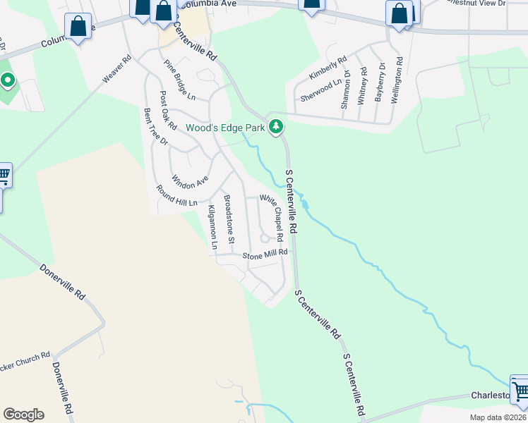 map of restaurants, bars, coffee shops, grocery stores, and more near 227 White Chapel Road in Lancaster