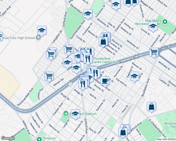 221 Oxford Circle, Philadelphia PA Walk Score