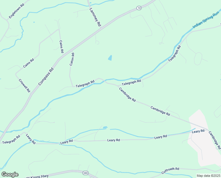 map of restaurants, bars, coffee shops, grocery stores, and more near 303 Cambridge Road in Coatesville