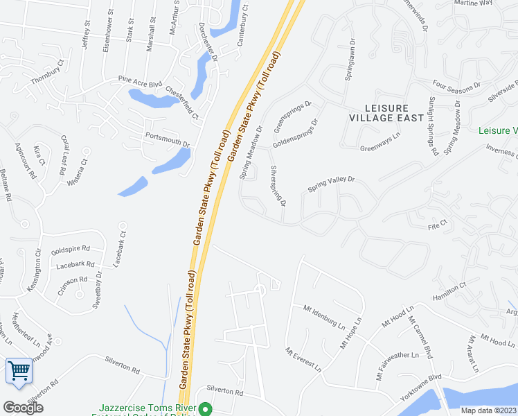 map of restaurants, bars, coffee shops, grocery stores, and more near 11 Autumn Rise Lane in Lakewood Township