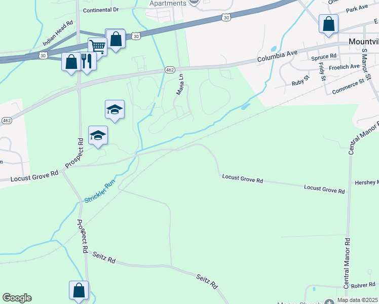 map of restaurants, bars, coffee shops, grocery stores, and more near 3806 Locust Grove Rd in Columbia