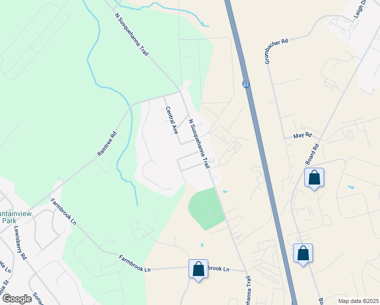 map of restaurants, bars, coffee shops, grocery stores, and more near 10 Stella Avenue in York