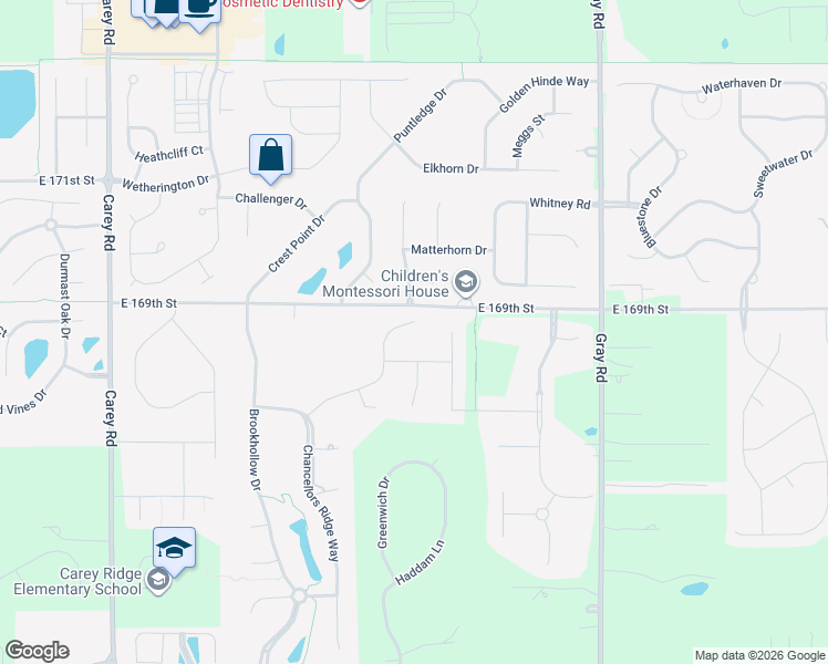 map of restaurants, bars, coffee shops, grocery stores, and more near 16857 Downstream Drive in Noblesville