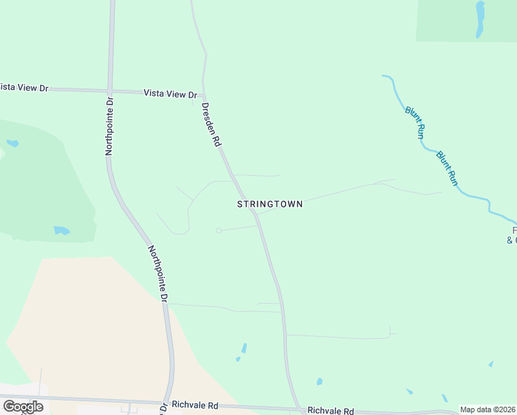 map of restaurants, bars, coffee shops, grocery stores, and more near 6030 Dresden Road in Zanesville