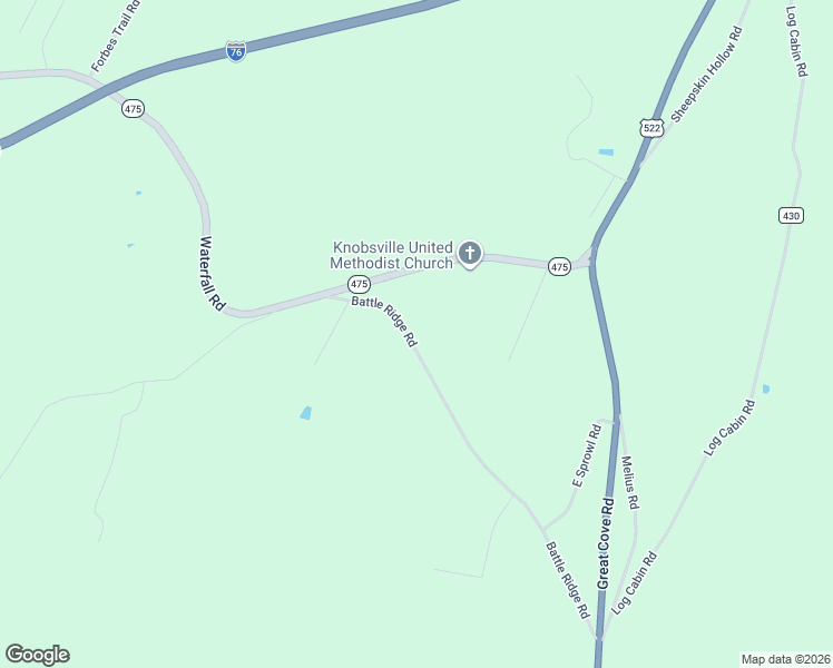 map of restaurants, bars, coffee shops, grocery stores, and more near 800 Battle Ridge Road in Fort Littleton