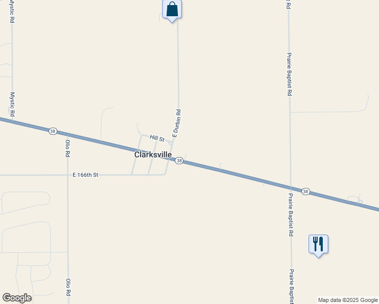 map of restaurants, bars, coffee shops, grocery stores, and more near 14344 State Route 38 in Noblesville