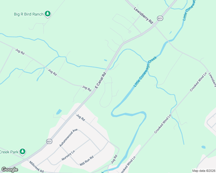 map of restaurants, bars, coffee shops, grocery stores, and more near 65 Hickory Ridge Circle in York