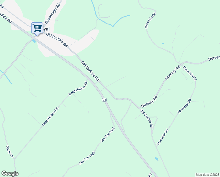 map of restaurants, bars, coffee shops, grocery stores, and more near 6090 Old Carlisle Road in Dover