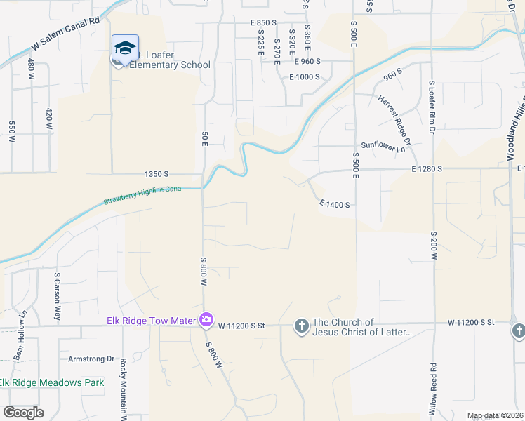 map of restaurants, bars, coffee shops, grocery stores, and more near 222 East Selman Ridge Drive in Salem