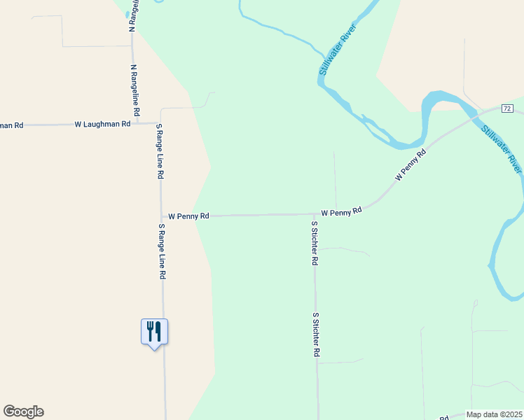 map of restaurants, bars, coffee shops, grocery stores, and more near 8701 West Penny Road in Pleasant Hill