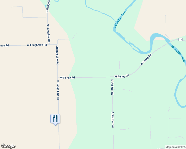 map of restaurants, bars, coffee shops, grocery stores, and more near 8701 West Penny Road in Pleasant Hill