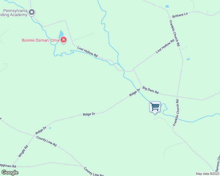 map of restaurants, bars, coffee shops, grocery stores, and more near 149 Ridge Dr in Dillsburg
