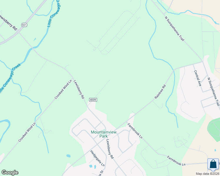 map of restaurants, bars, coffee shops, grocery stores, and more near Lewisberry Road in York