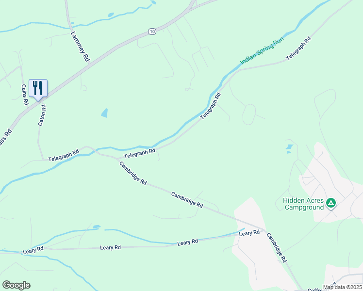 map of restaurants, bars, coffee shops, grocery stores, and more near 1882 Telegraph Road in Honey Brook