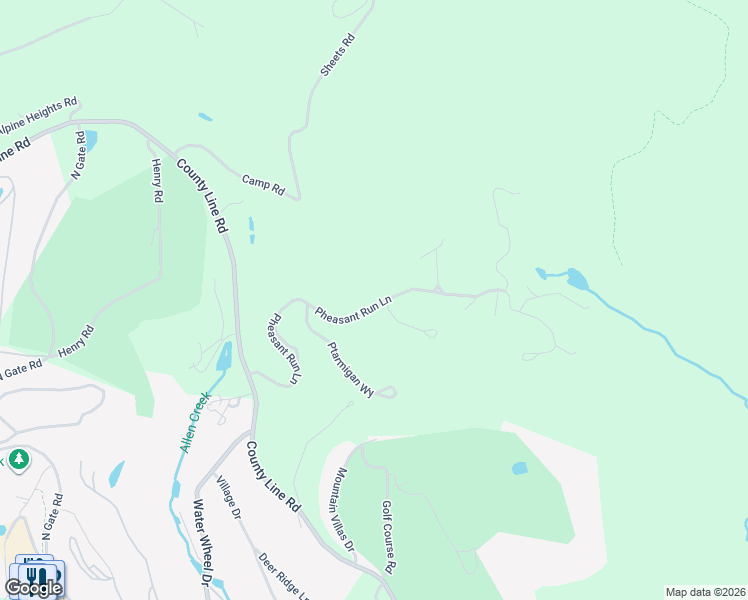 map of restaurants, bars, coffee shops, grocery stores, and more near 302 Pheasant Run Drive in Champion