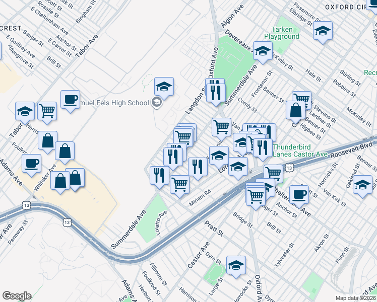 Summerdale Ave & Sanger St, Philadelphia PA Walk Score