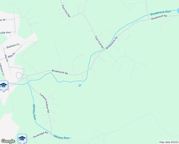 map of restaurants, bars, coffee shops, grocery stores, and more near 644 Breakneck Road in Connellsville