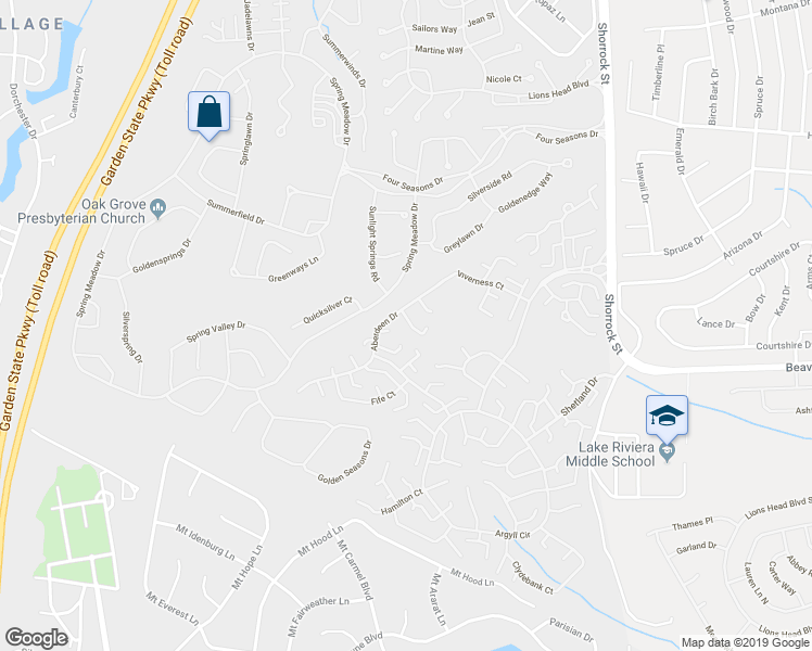 map of restaurants, bars, coffee shops, grocery stores, and more near 945A Aberdeen Drive in Lakewood
