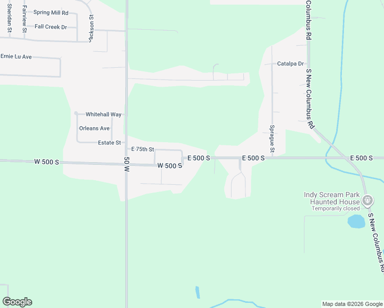 map of restaurants, bars, coffee shops, grocery stores, and more near 40 East 500 South in Anderson